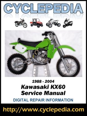 cover image of Kawasaki KX60 1988-2004 Service Manual